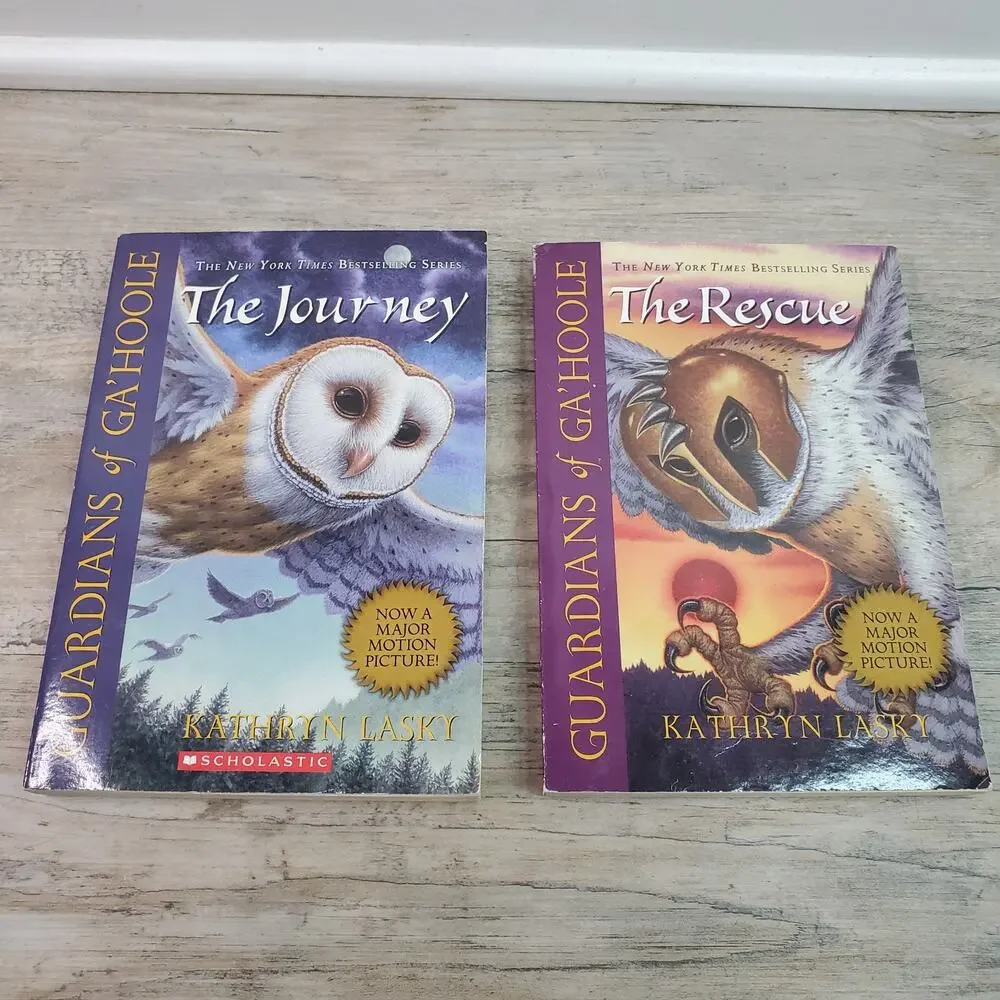 LOT OF 2 - Kathryn Lasky Guardians Of Ga'hoole Scholastic PB Books The Journey